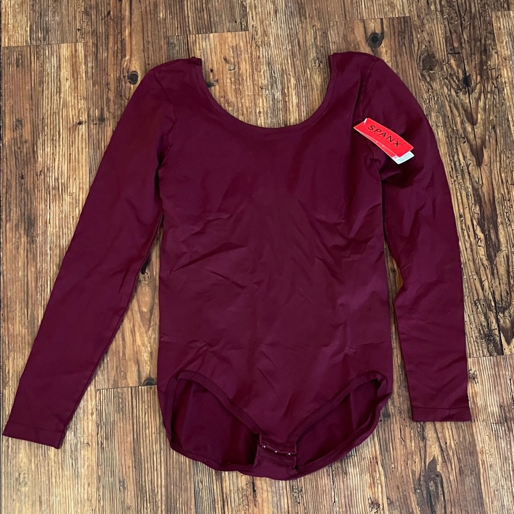 SPANX Women's Deep Burgundy Bodysuit